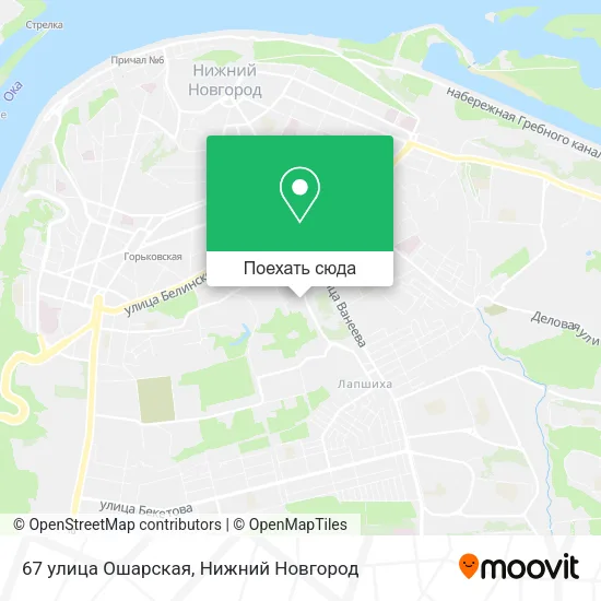 Карта 67 улица Ошарская