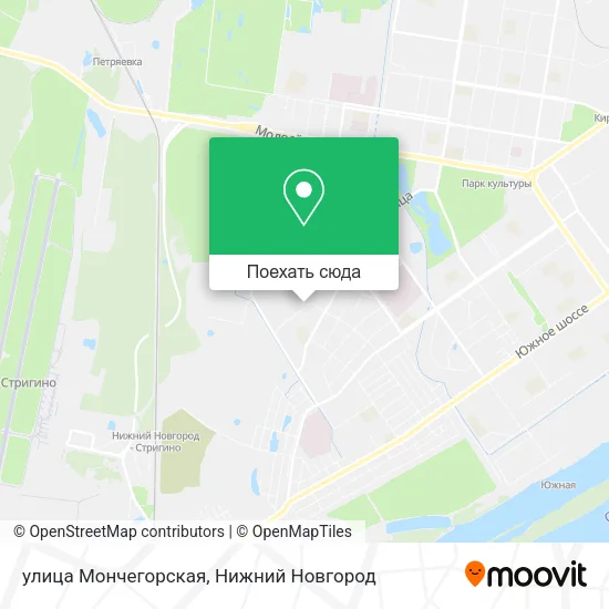 Карта улица Мончегорская
