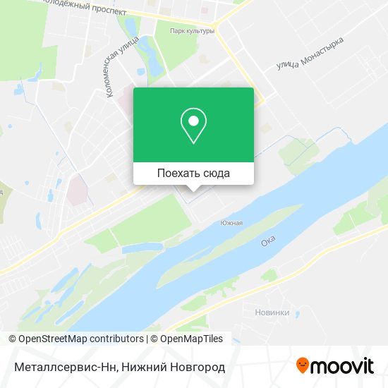 Карта Металлсервис-Нн