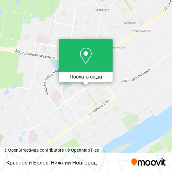 Карта Красное и Белое