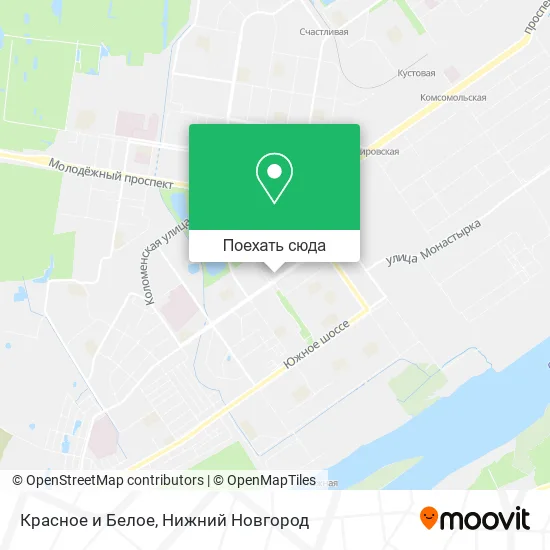 Карта Красное и Белое