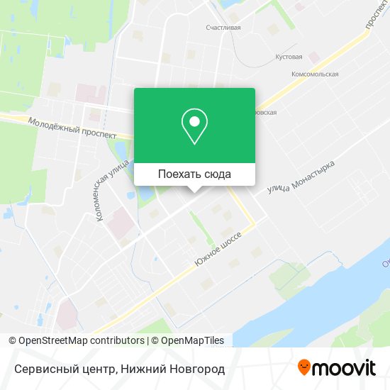 Карта Сервисный центр