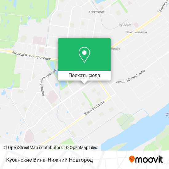 Карта Кубанские Вина