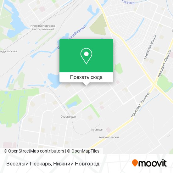 Карта Весёлый Пескарь