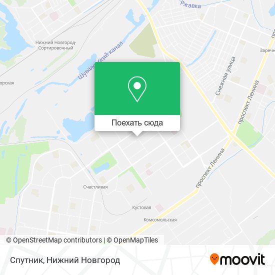 Карта Спутник