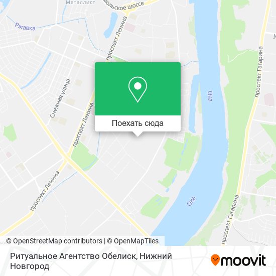 Карта Ритуальное Агентство Обелиск