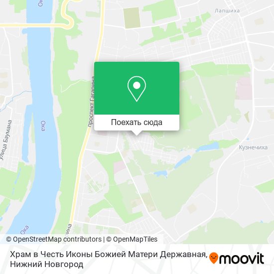 Карта Храм в Честь Иконы Божией Матери Державная