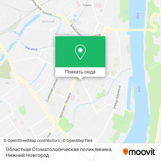 Карта Областная Стоматологическая поликлиника