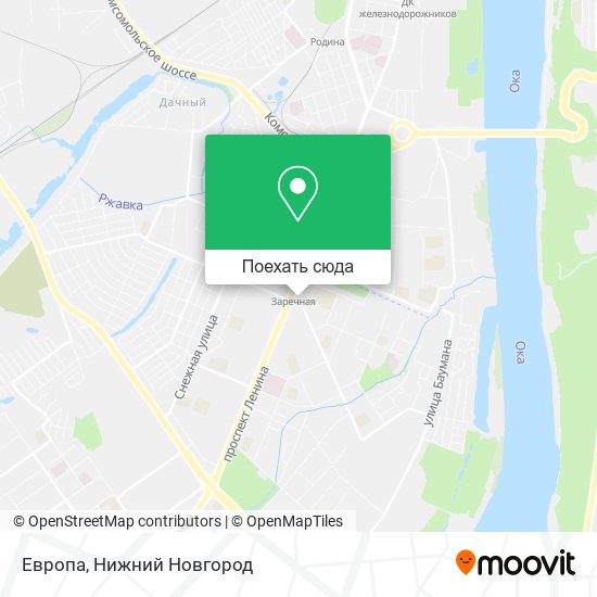 Карта Европа