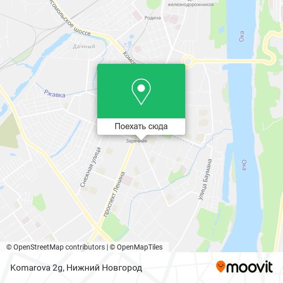 Карта Komarova 2g