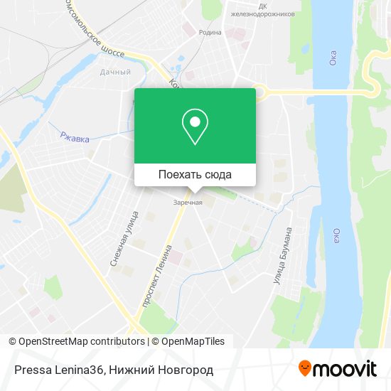 Карта Pressa Lenina36