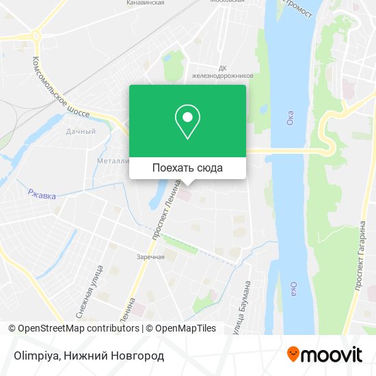 Карта Olimpiya