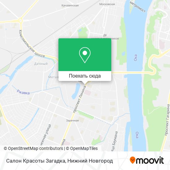 Карта Салон Красоты Загадка
