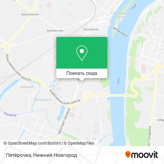 Карта Пятёрочка