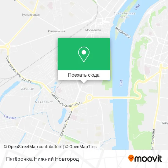 Карта Пятёрочка