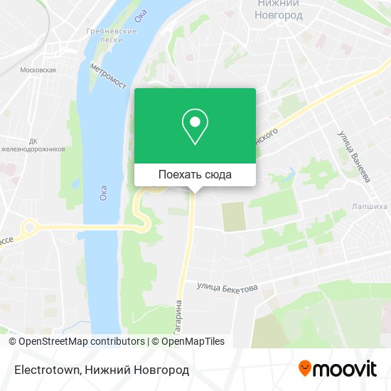 Карта Electrotown