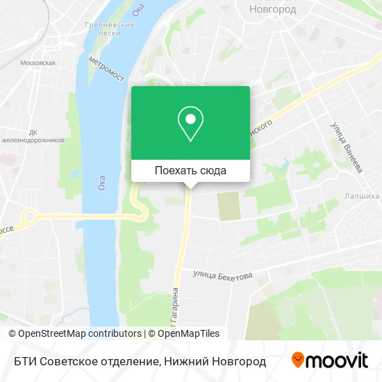 Карта БТИ Советское отделение