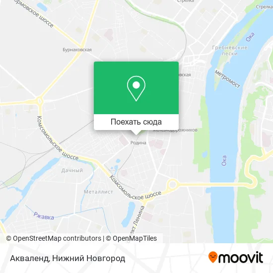 Карта Акваленд