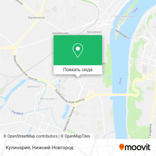 Карта Кулинария