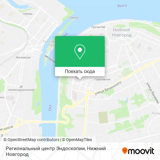 Карта Региональный центр Эндоскопии