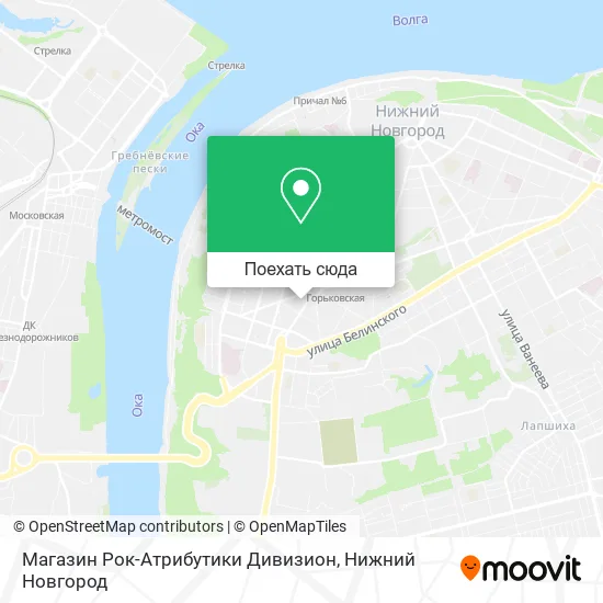 Карта Магазин Рок-Атрибутики Дивизион