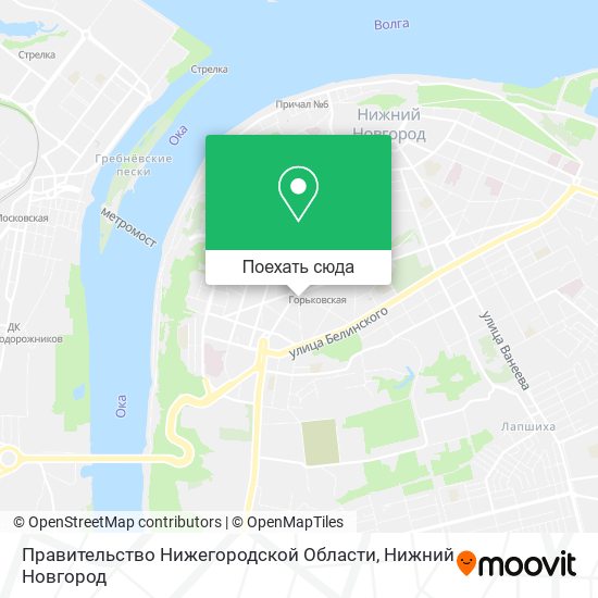 Карта Правительство Нижегородской Области