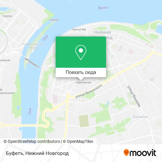 Карта Буфетъ