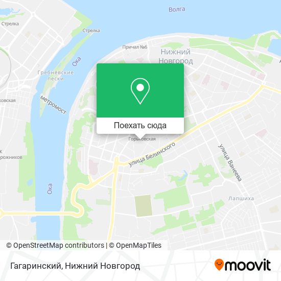 Карта Гагаринский