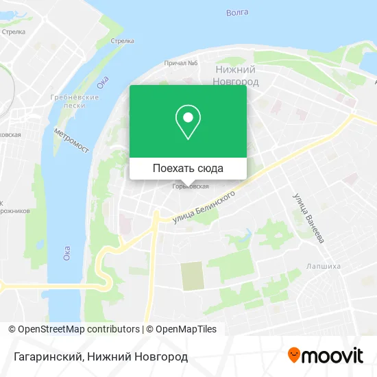 Карта Гагаринский
