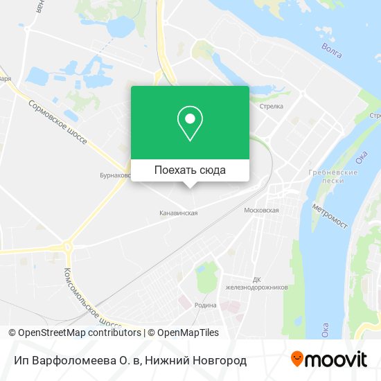 Карта Ип Варфоломеева О. в