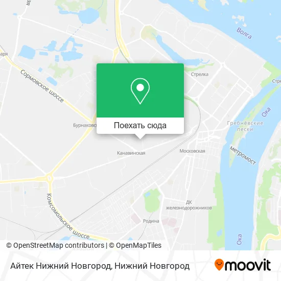 Карта Айтек Нижний Новгород