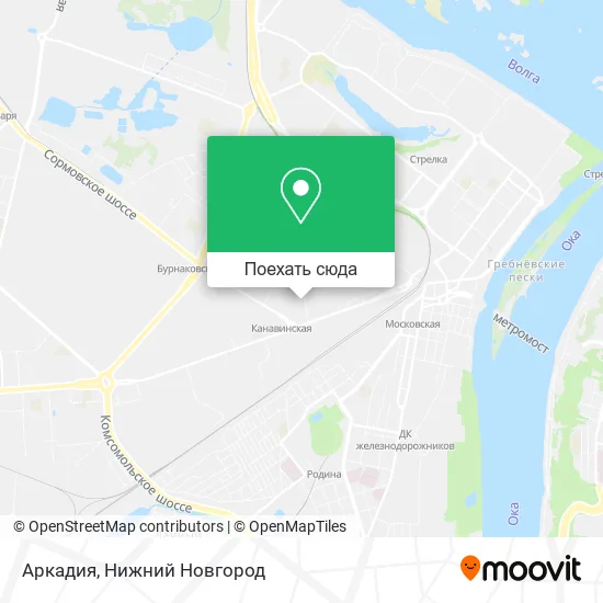 Карта Аркадия