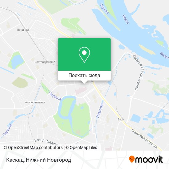 Карта Каскад