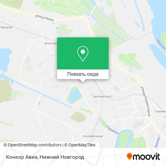 Карта Конкор Авиа