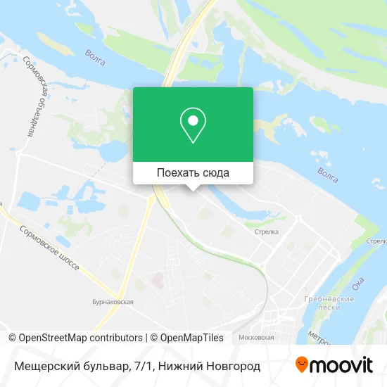 Карта Мещерский бульвар, 7/1