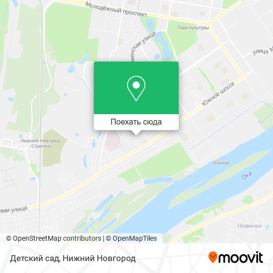 Карта Детский сад