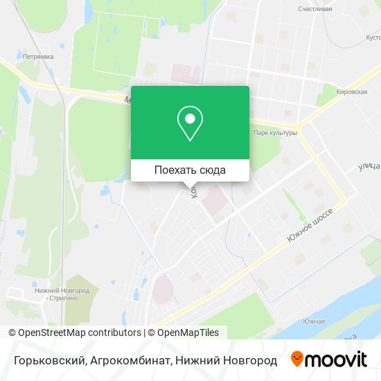Карта Горьковский, Агрокомбинат