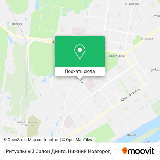 Карта Ритуальный Салон Динго