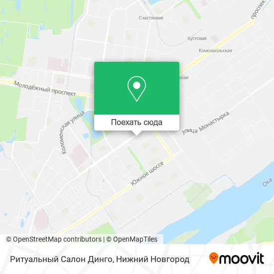 Карта Ритуальный Салон Динго