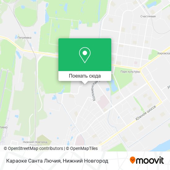 Карта Караоке Санта Лючия