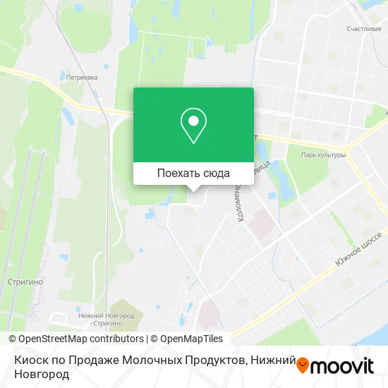 Карта Киоск по Продаже Молочных Продуктов