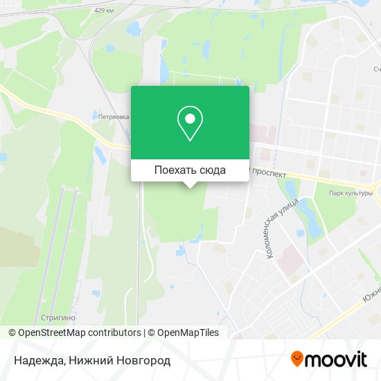 Карта Надежда