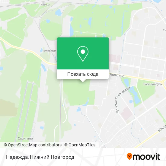 Карта Надежда