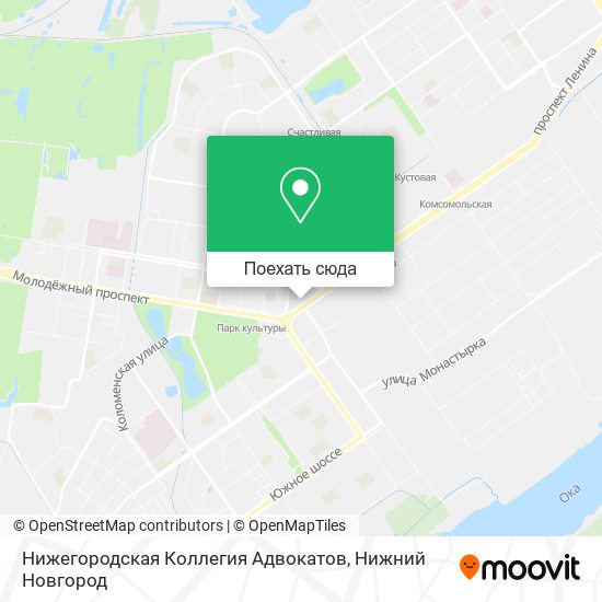 Карта Нижегородская Коллегия Адвокатов