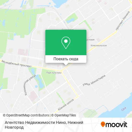 Карта Агентство Недвижимости Нино