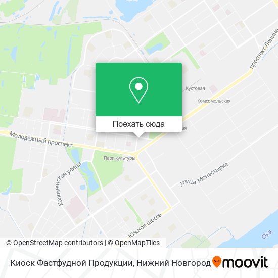 Карта Киоск Фастфудной Продукции