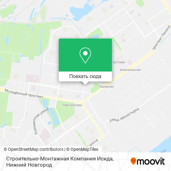 Карта Строительно-Монтажная Компания Исида