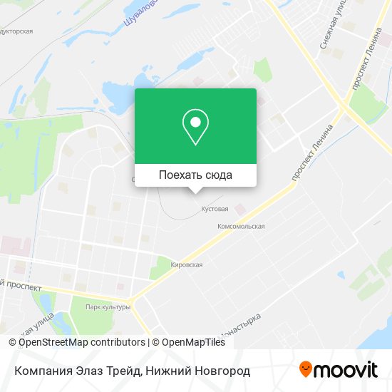 Карта Компания Элаз Трейд