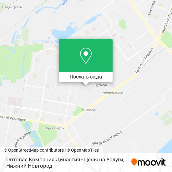 Карта Оптовая Компания Династия - Цены на Услуги