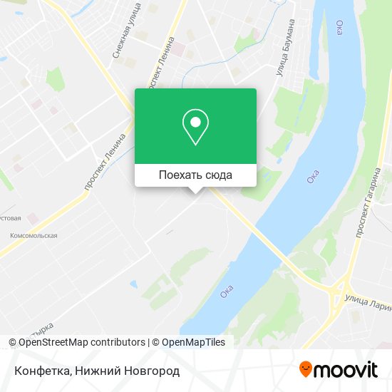 Карта Конфетка